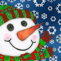 Пазл: Снеговик