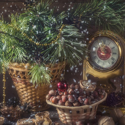 Пазл: Праздничные орешки