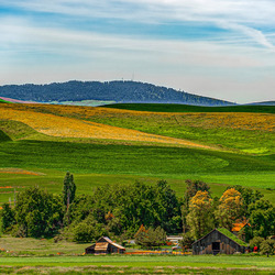 Пазл: Зеленые долины