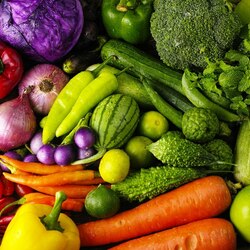Пазл: Фрукты и овощи