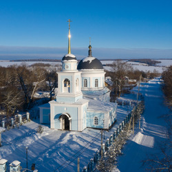 Пазл: Зимний храм