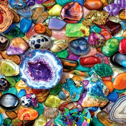 Пазл: Кристаллы и камни