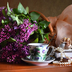 Пазл: Чай с сиренью