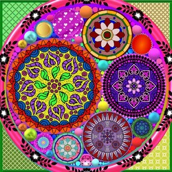 Пазл: Мандалы