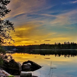 Пазл: Лесное озеро