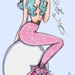 Пазл: Русалка в розовом