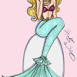 Пазл: Русалка в голубом