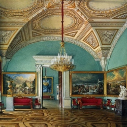 Пазл: Виды залов Зимнего дворца
