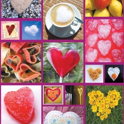 Пазл: Сердечки