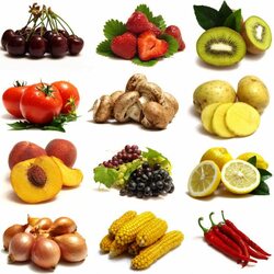 Пазл: Коллаж из овощей и фруктов
