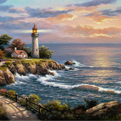 Пазл: Sunset at Lighthouse / Маяк на закате