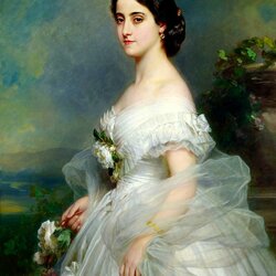 Пазл: Портрет Аделины Патти