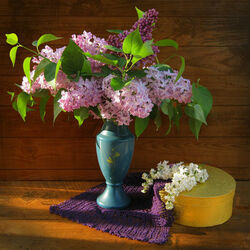 Пазл: Натюрморт с сиренью