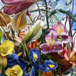 Пазл: Цветочная фантазия Judy Garfin 