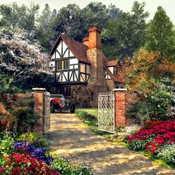 Пазл: Дом у ольхи