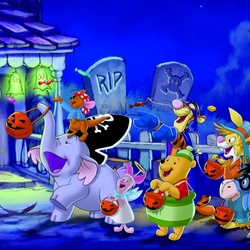 Пазл: Винни и Хэллоуин