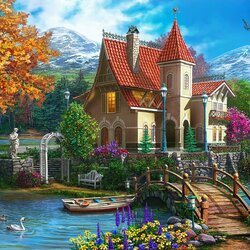 Пазл: Усадьба Горной реки