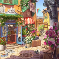 Пазл: Торговая улочка