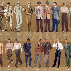 Пазл: Мода 40-е