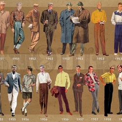 Пазл: Мода 50-е