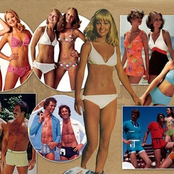 Пазл: История купальников 1970