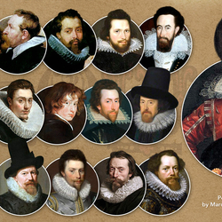 Пазл: Мужские причёски и шляпы