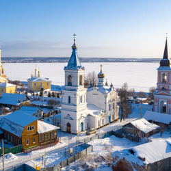 Пазл: Зимний городок