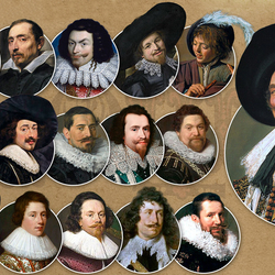 Пазл: Мужские причёски и шляпы