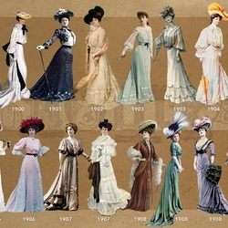 Пазл: Мода 1900