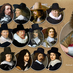 Пазл: Мужские причёски и шляпы