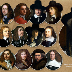 Пазл: Мужские причёски и шляпы