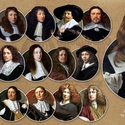 Пазл: Мужские причёски и шляпы