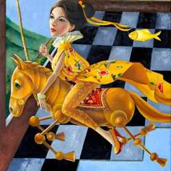 Пазл: На шахматном коне