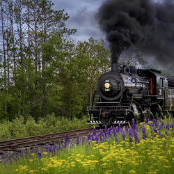 Пазл: Паровоз