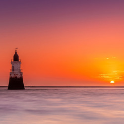 Пазл: Маяк и закат