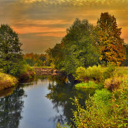Пазл: Есть в осени первоначальной