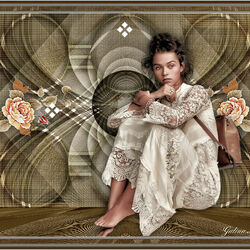 Пазл: Гипюровое платье