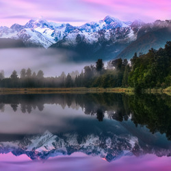 Пазл: Лиловое небо