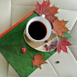 Пазл: Кофе с осенью 