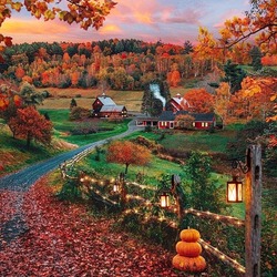 Пазл: Вермонтская осень