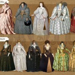 Пазл: Мода в живописи 16 век