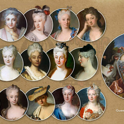 Пазл: Женские причёски 18 век