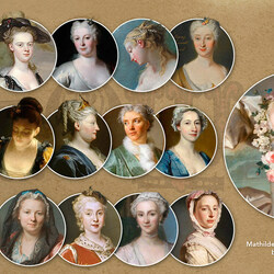 Пазл: Женские причёски 18 век