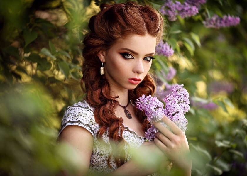 Пазл «Ветки сирени» из 140 элементов | Собрать онлайн пазл №244617