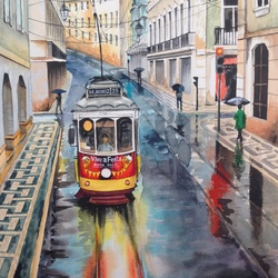 Пазл: Лиссабонский трамвай
