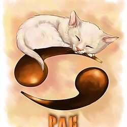 Пазл: Кошачий гороскоп - Рак