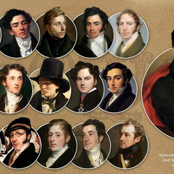 Пазл: Мужские причёски 19 век