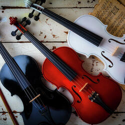 Пазл: Три скрипки
