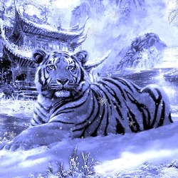 Пазл: Год голубого водяного тигра 2022