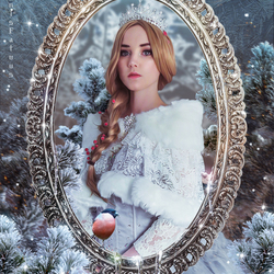 Пазл: Портрет снежной принцессы